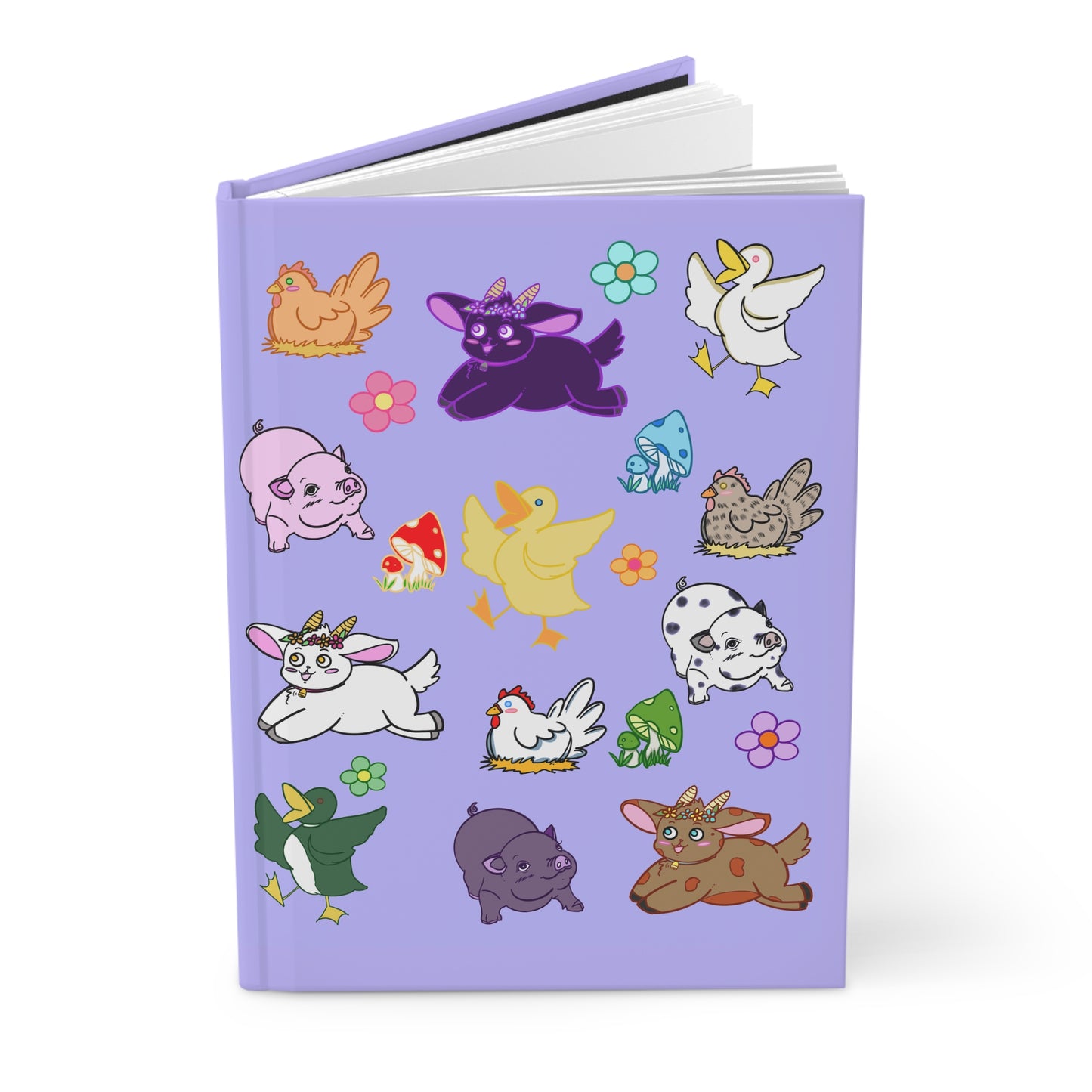 Farm Familiars Blank Lined Journal