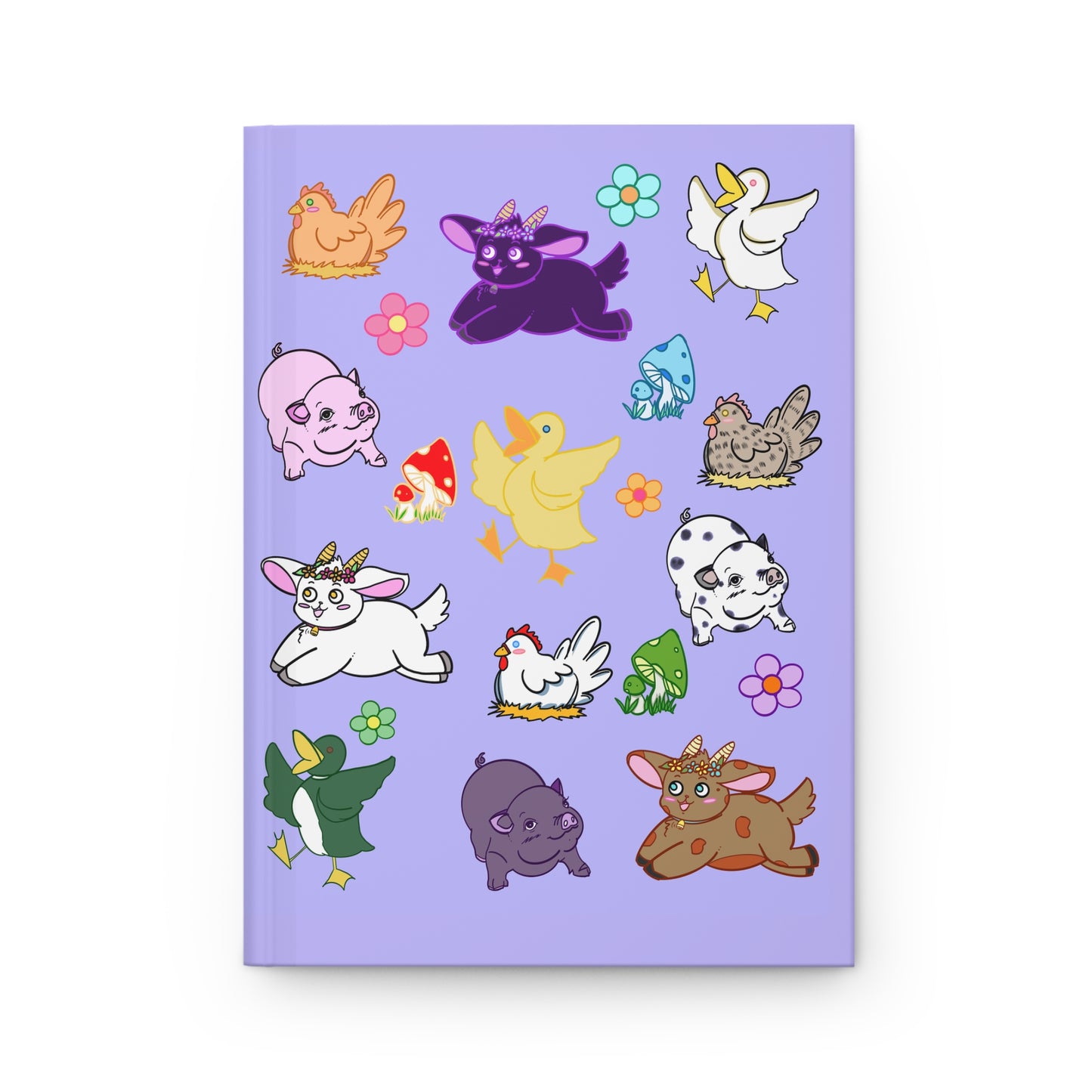 Farm Familiars Blank Lined Journal