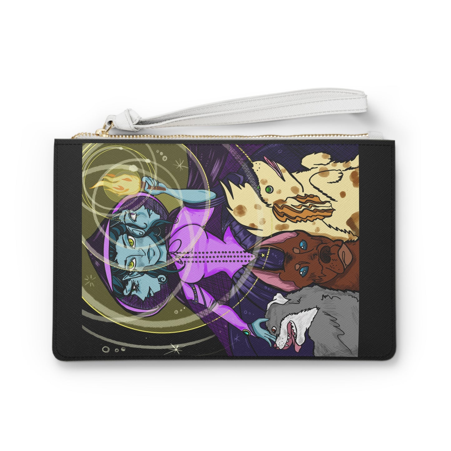 Hecate's Guardians Tarot Pouch: Your Vegan Sanctuary for Mystical Insights