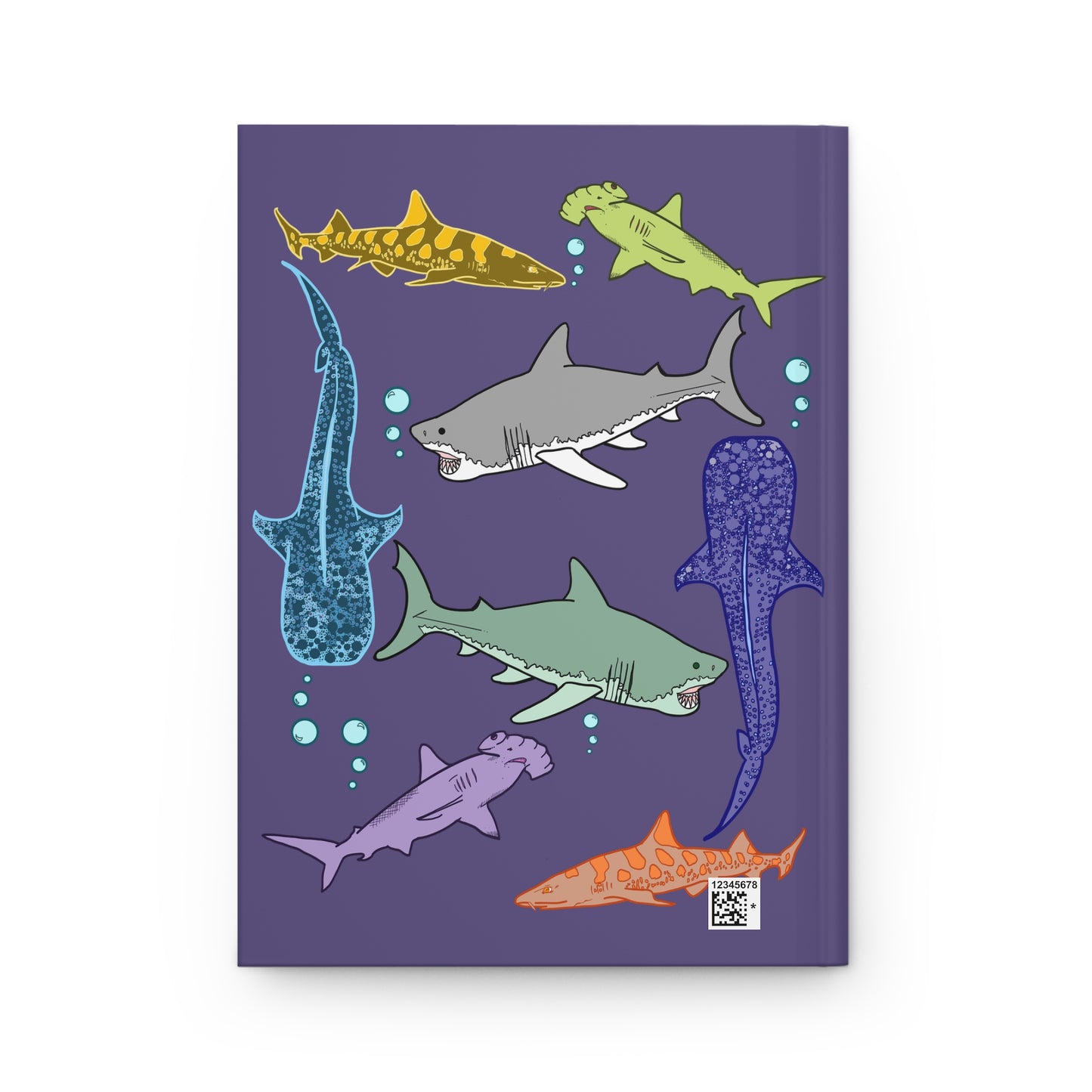 Sharks of Whimsy Blank Lined Journal