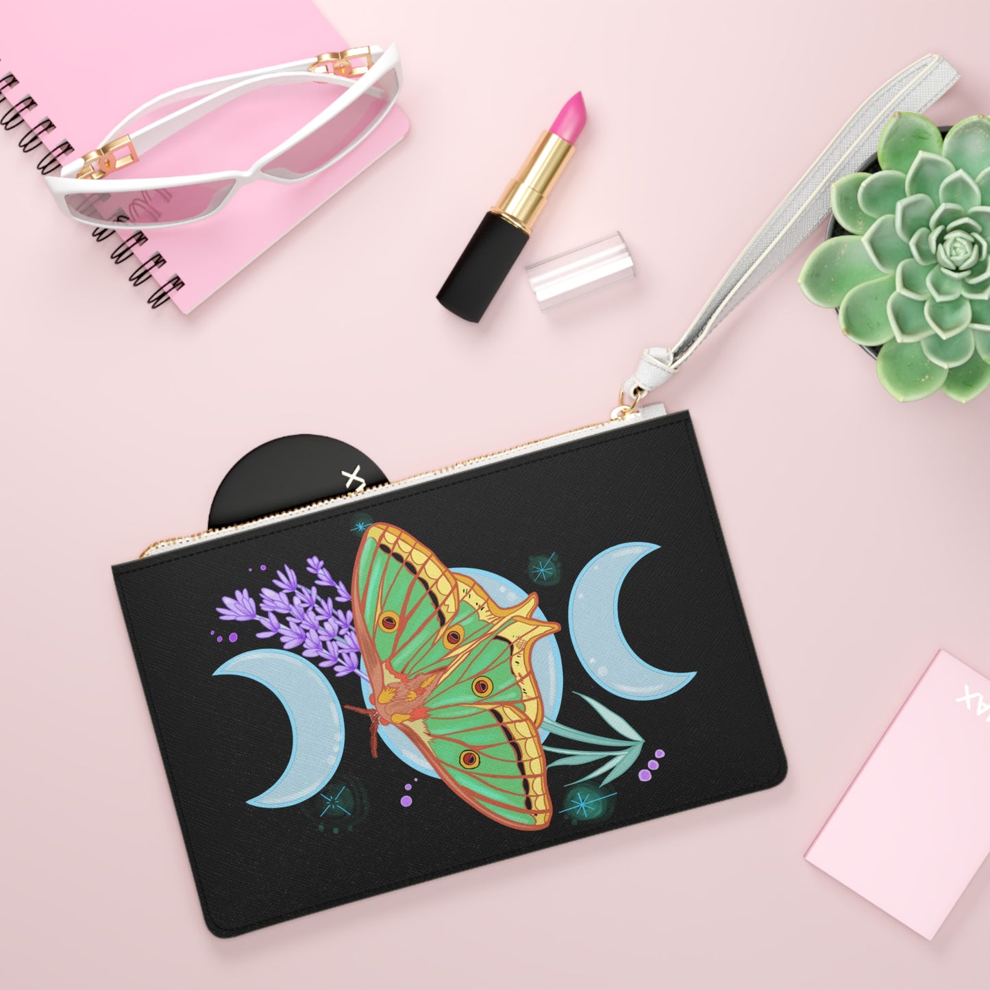 Spanish Moon Moth Clutch Bag