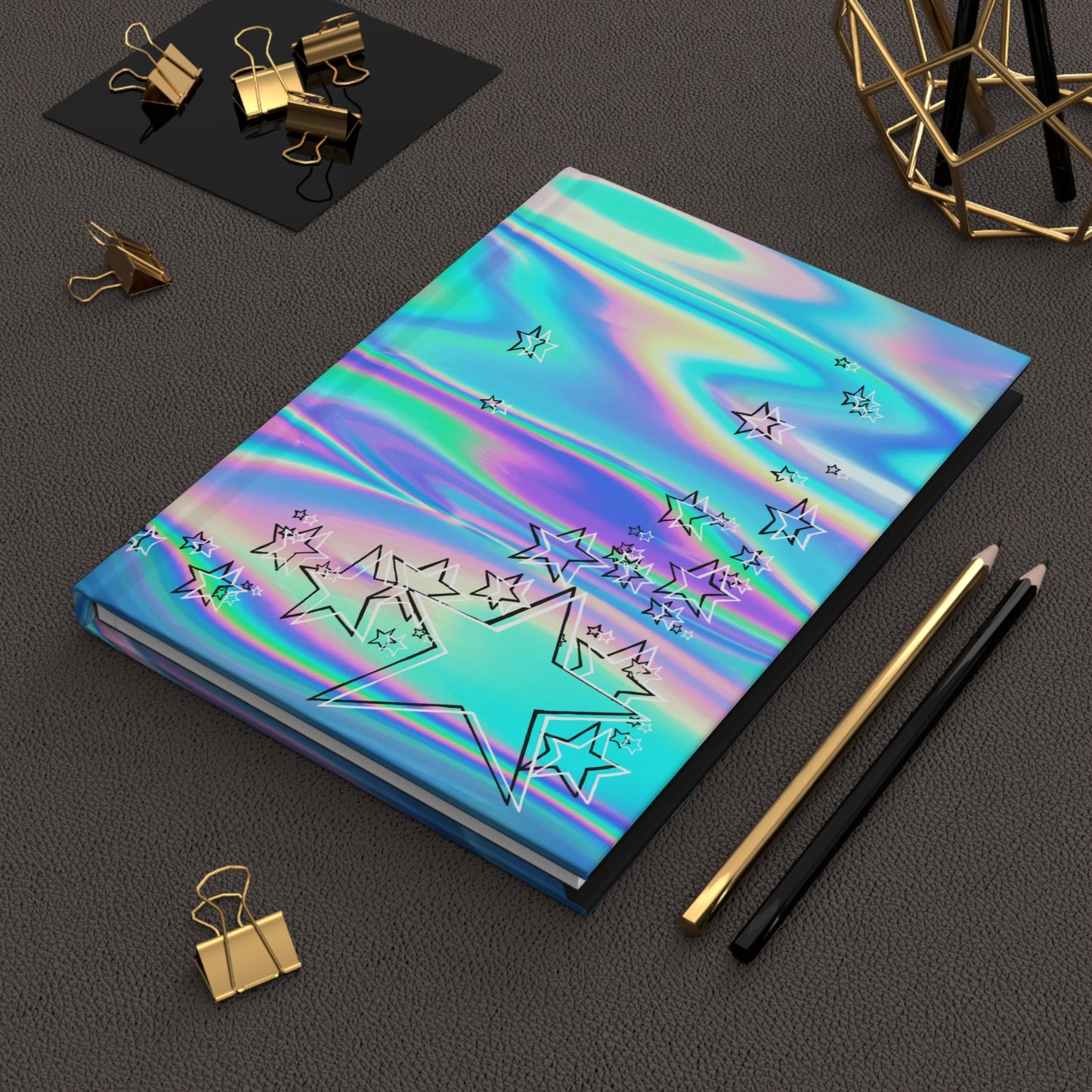 Psychedelic Spill Star Power Blank Journal