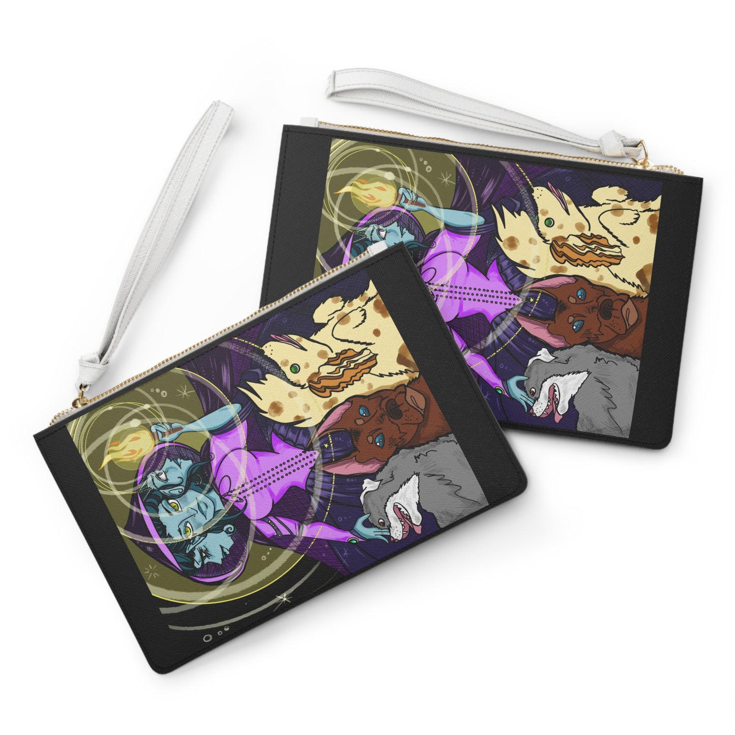 Hecate's Guardians Tarot Pouch: Your Vegan Sanctuary for Mystical Insights
