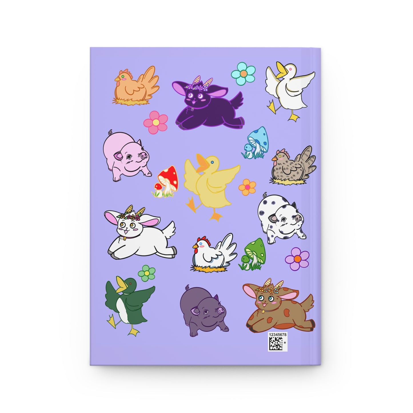 Farm Familiars Blank Lined Journal