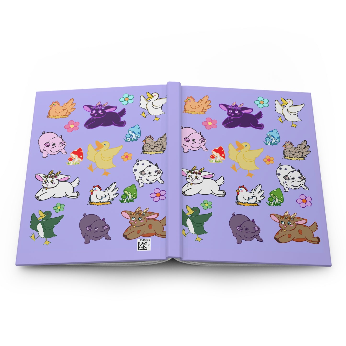 Farm Familiars Blank Lined Journal