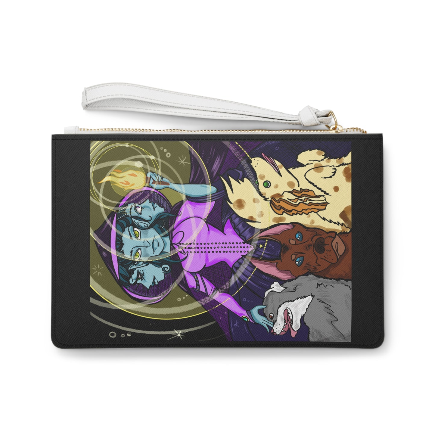 Hecate's Guardians Tarot Pouch: Your Vegan Sanctuary for Mystical Insights