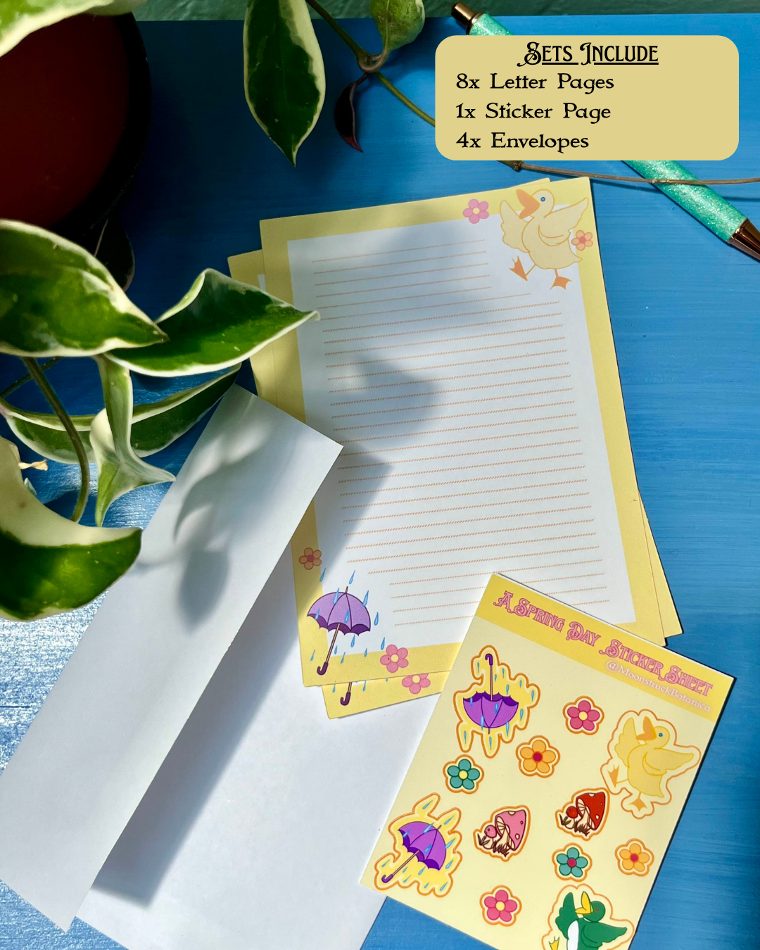 A Spring Day Letter Writing Set