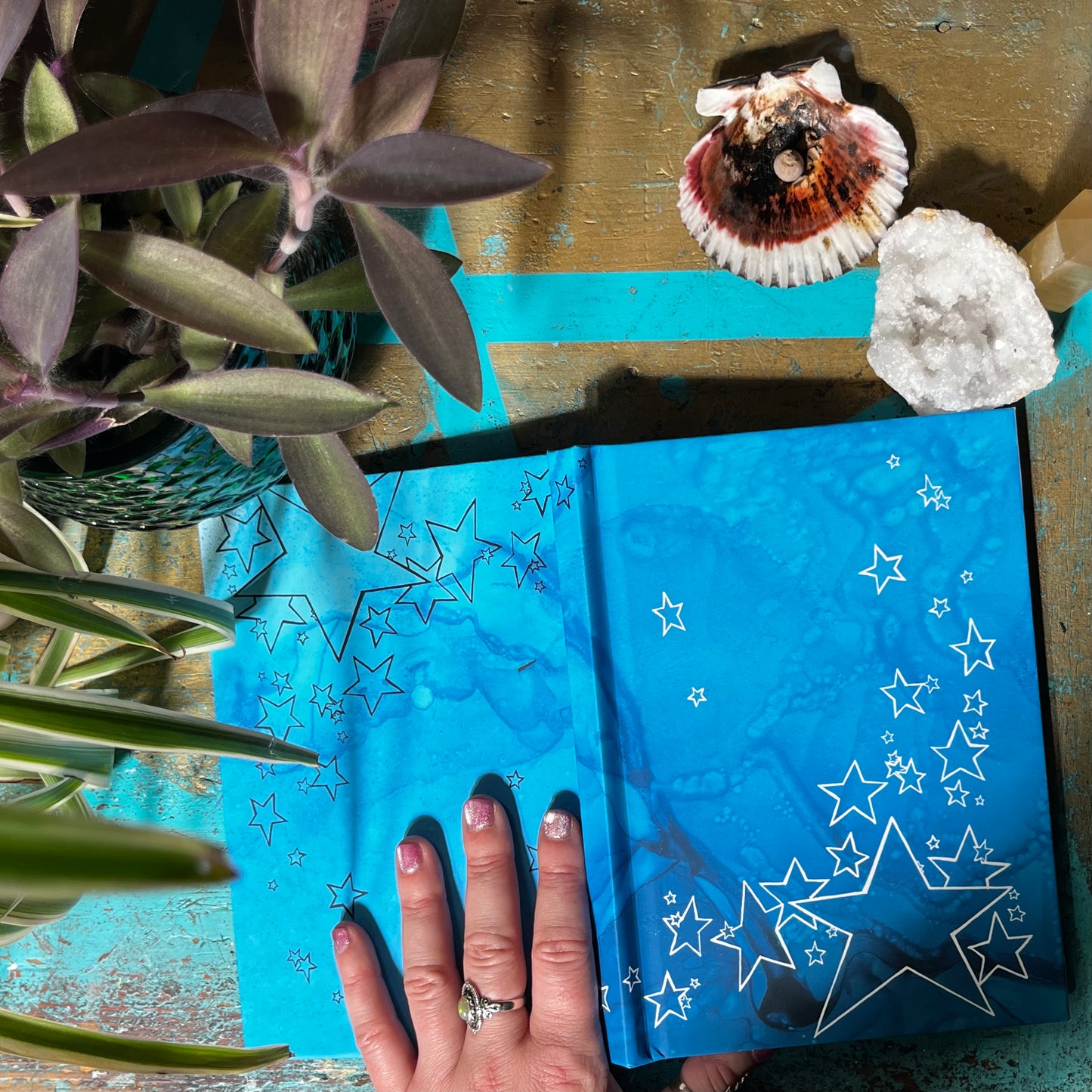 Viśuddha (throat chakra) Communication & Expression Blue Blank Journal