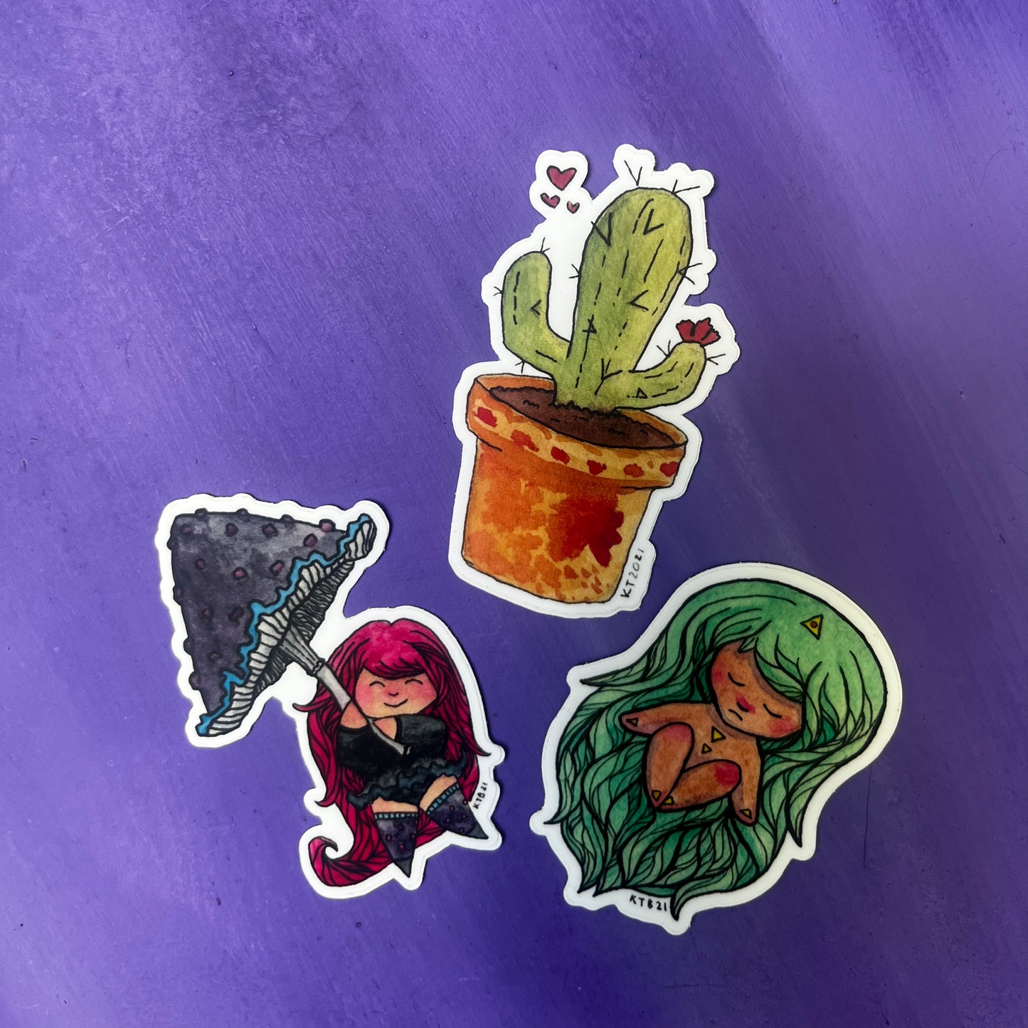 Fairycore Vinyl Sticker Set by designed KTB