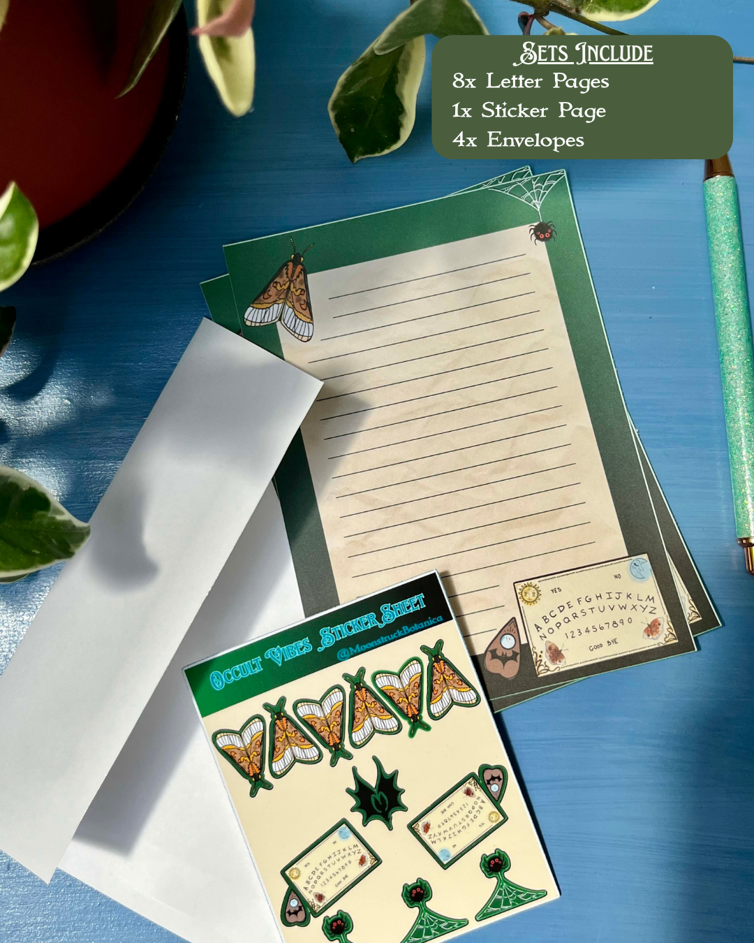 Occult Vibes Letter Writing Set