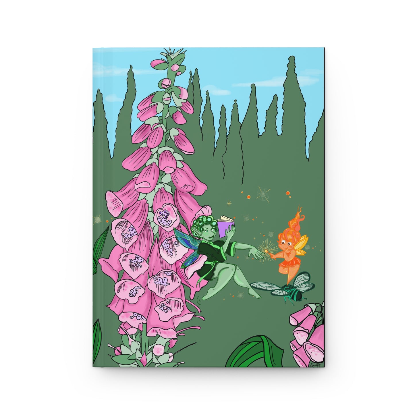 Foxglove Salon Day for the Fae Blank Journal