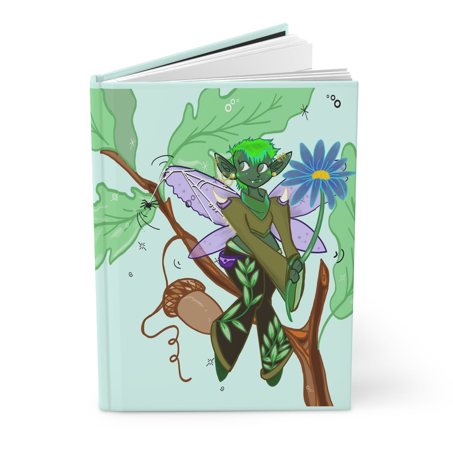 Punk Rock Forest Sprite Blank Journal