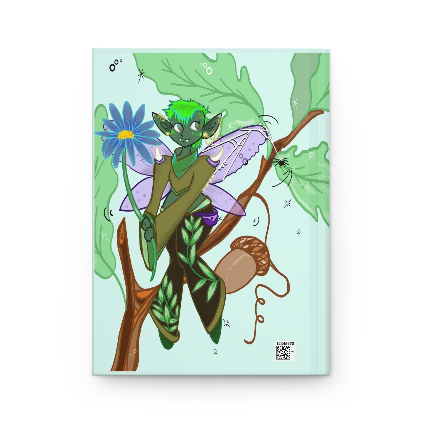 Punk Rock Forest Sprite Blank Journal