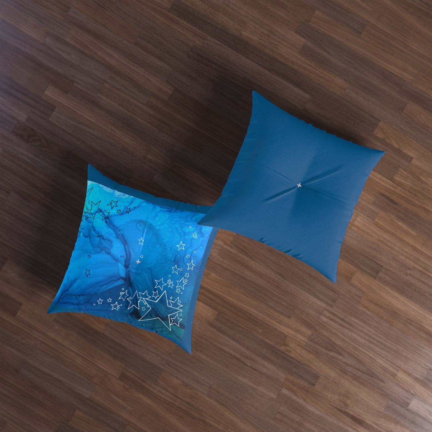 Blue Starlight Floor Pillow