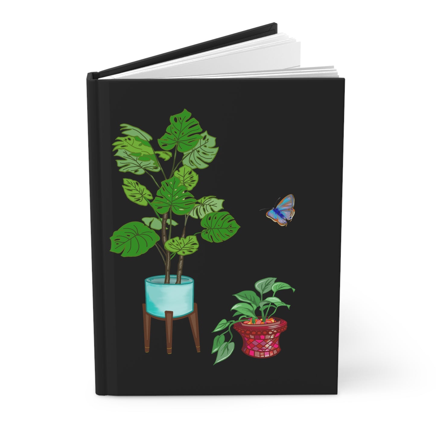 Monstera, Pothos, and Moth Blank Journal