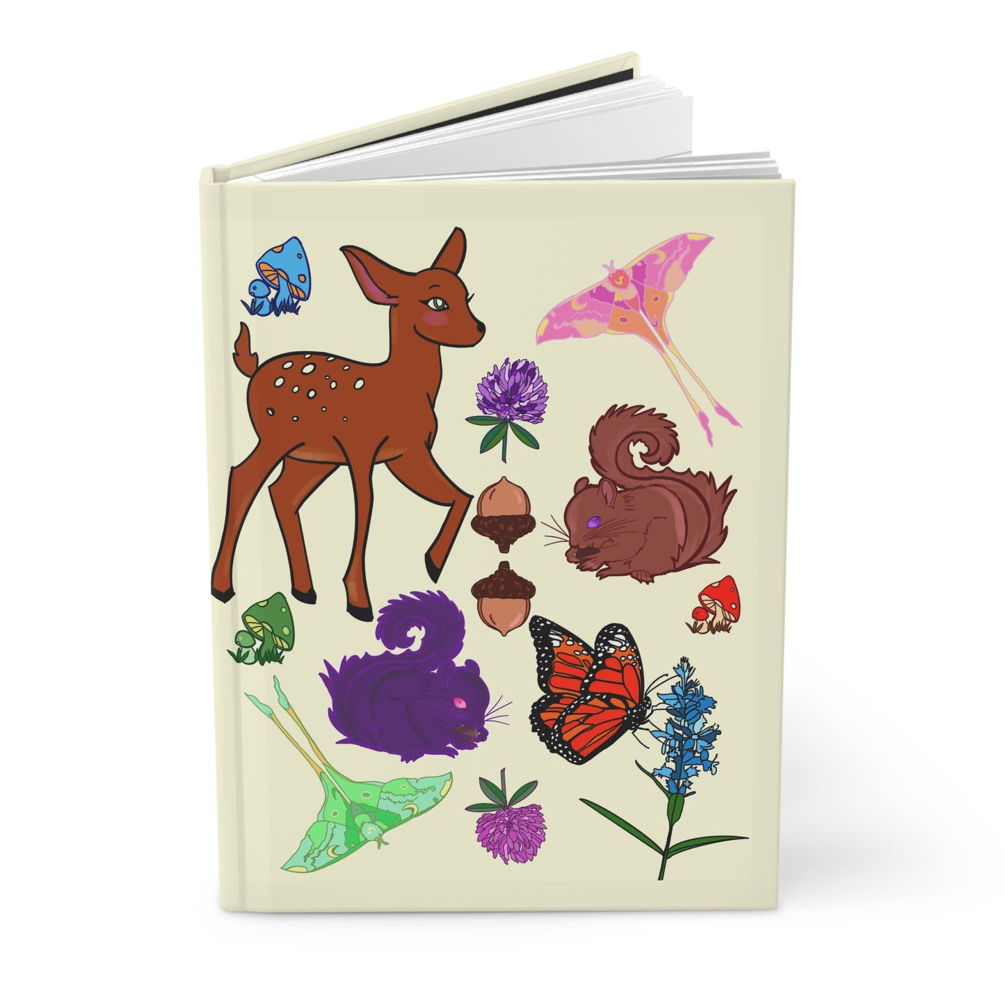 Woodland Familiars Blank Lined Journal