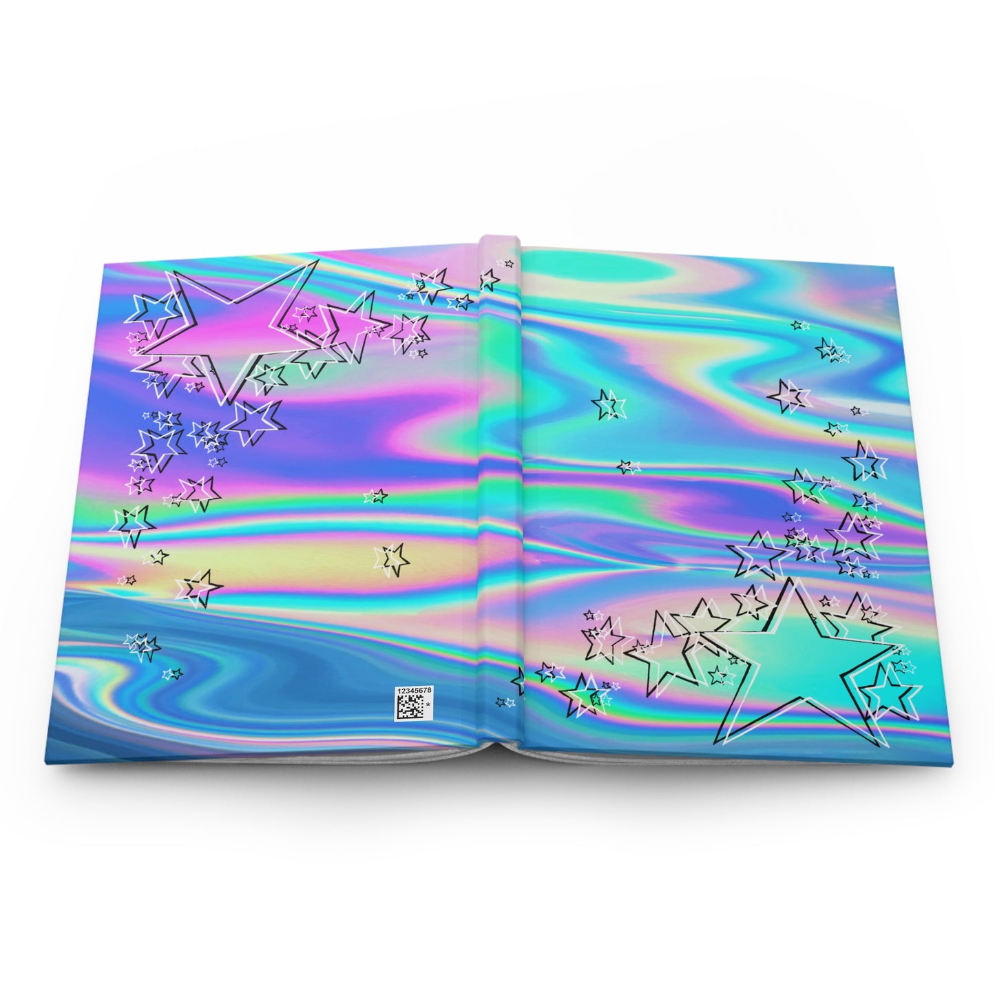 Psychedelic Spill Star Power Blank Journal