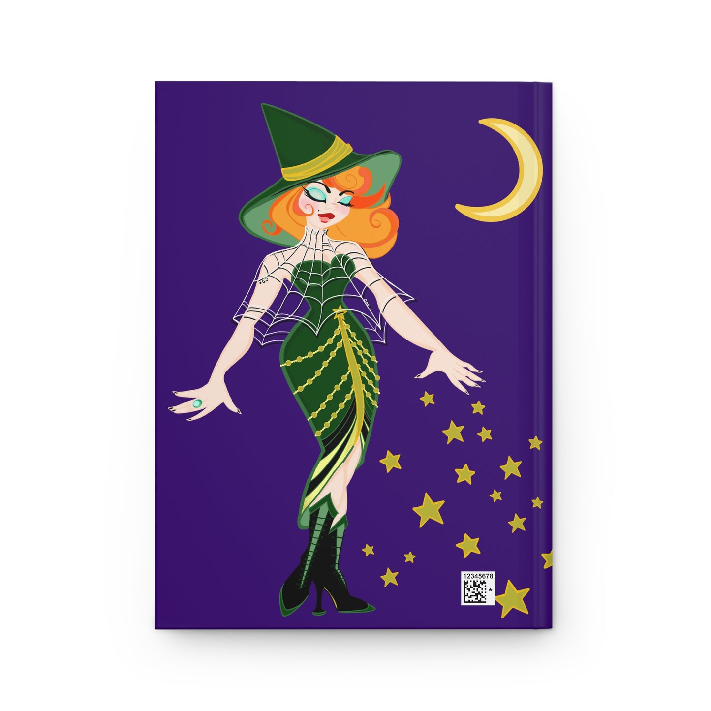 Art Deco Witchy Fashionista Blank Journal