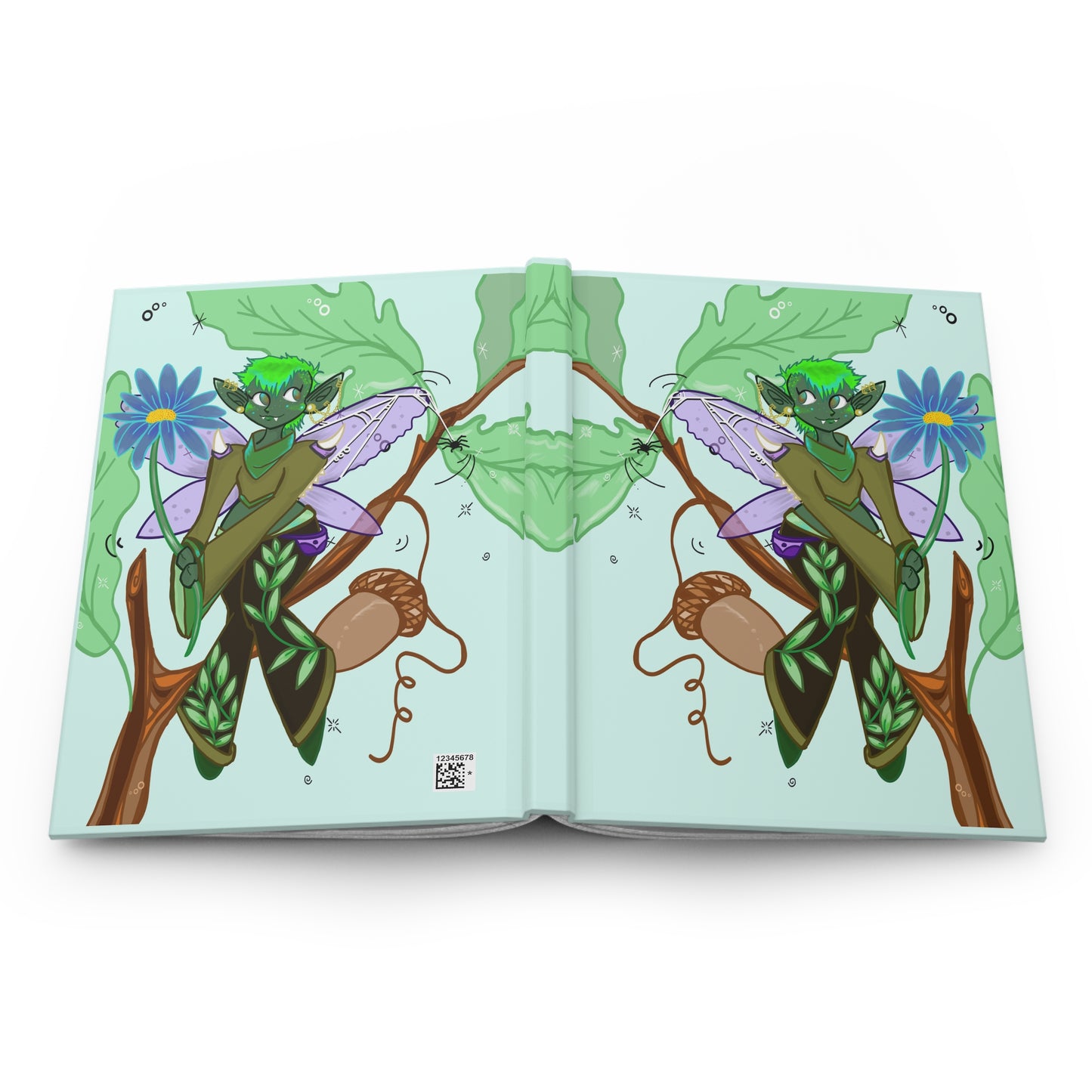 Punk Rock Forest Sprite Blank Journal