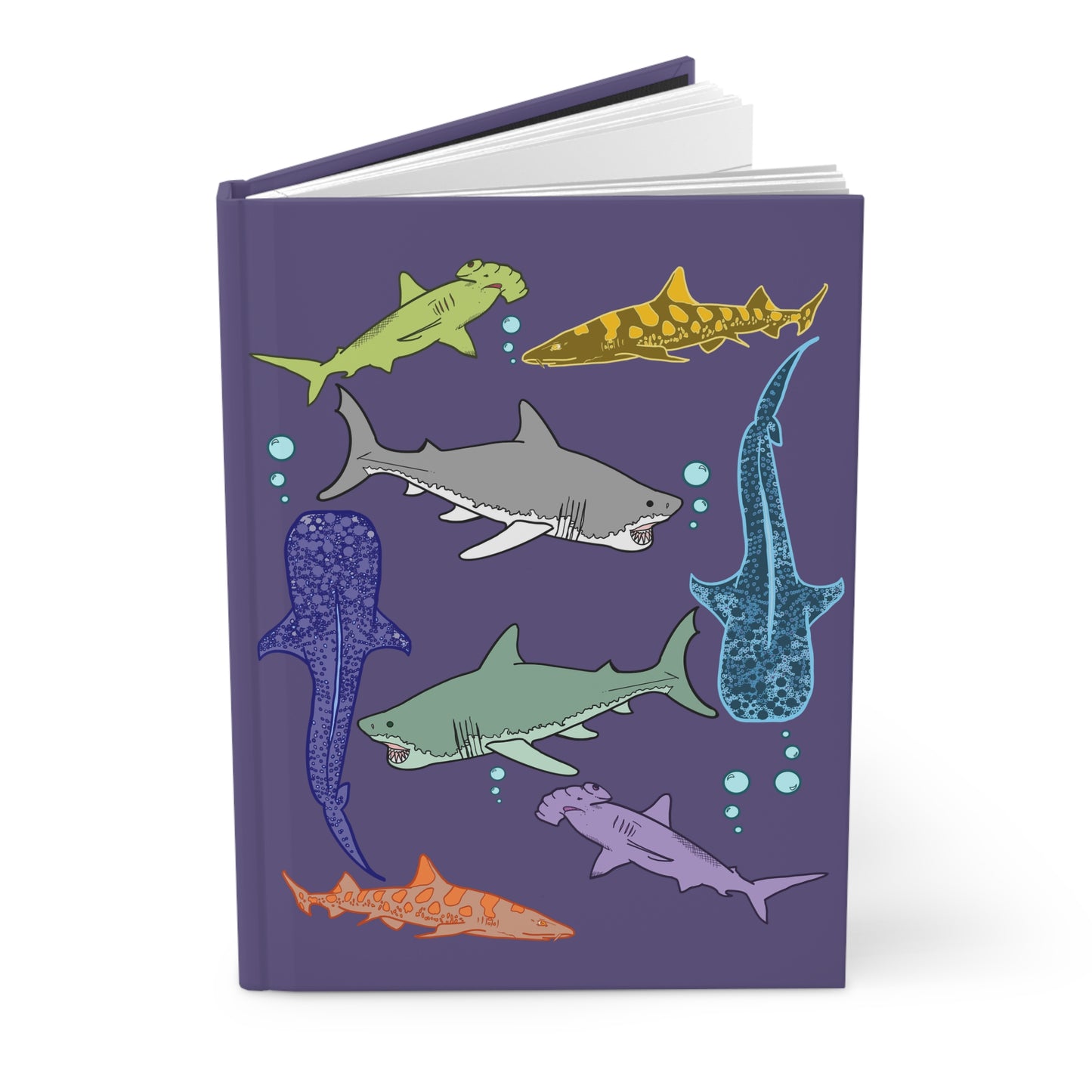 Sharks of Whimsy Blank Lined Journal