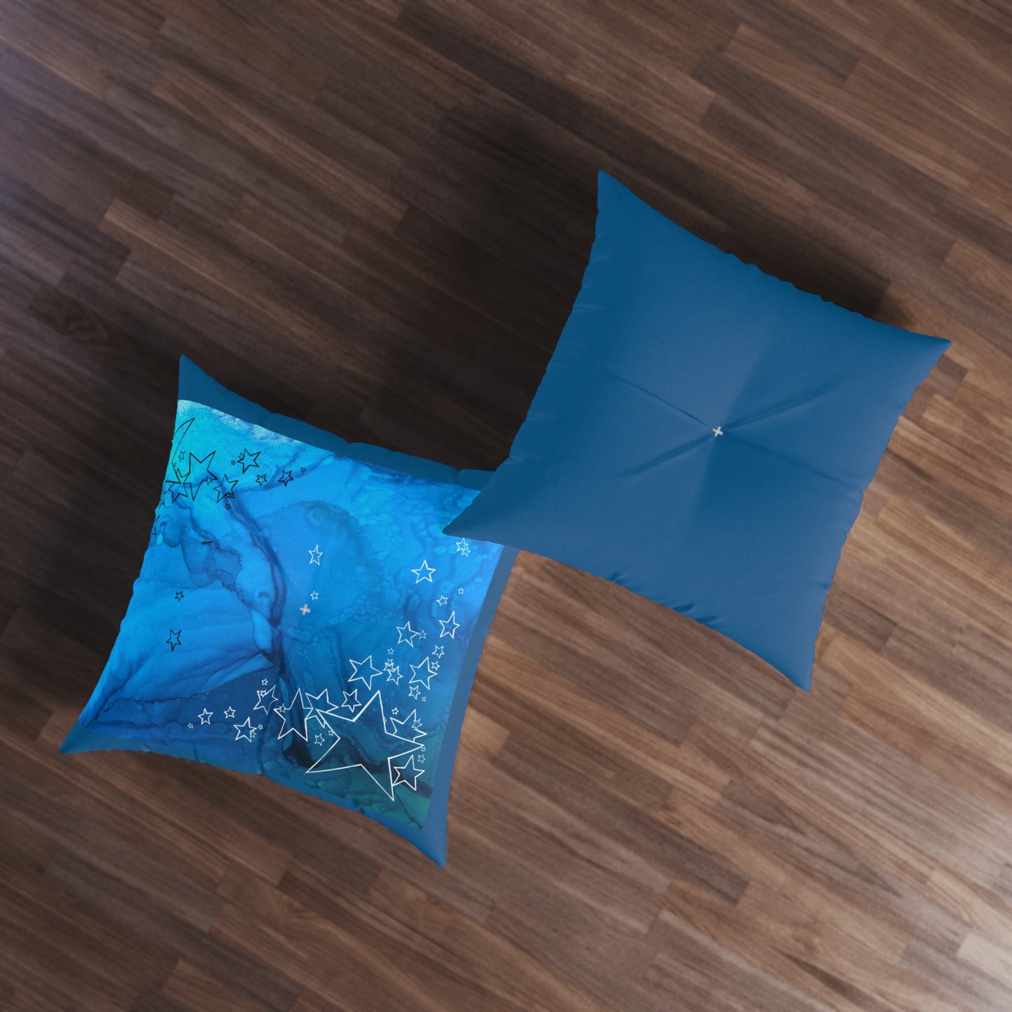 Blue Starlight Floor Pillow