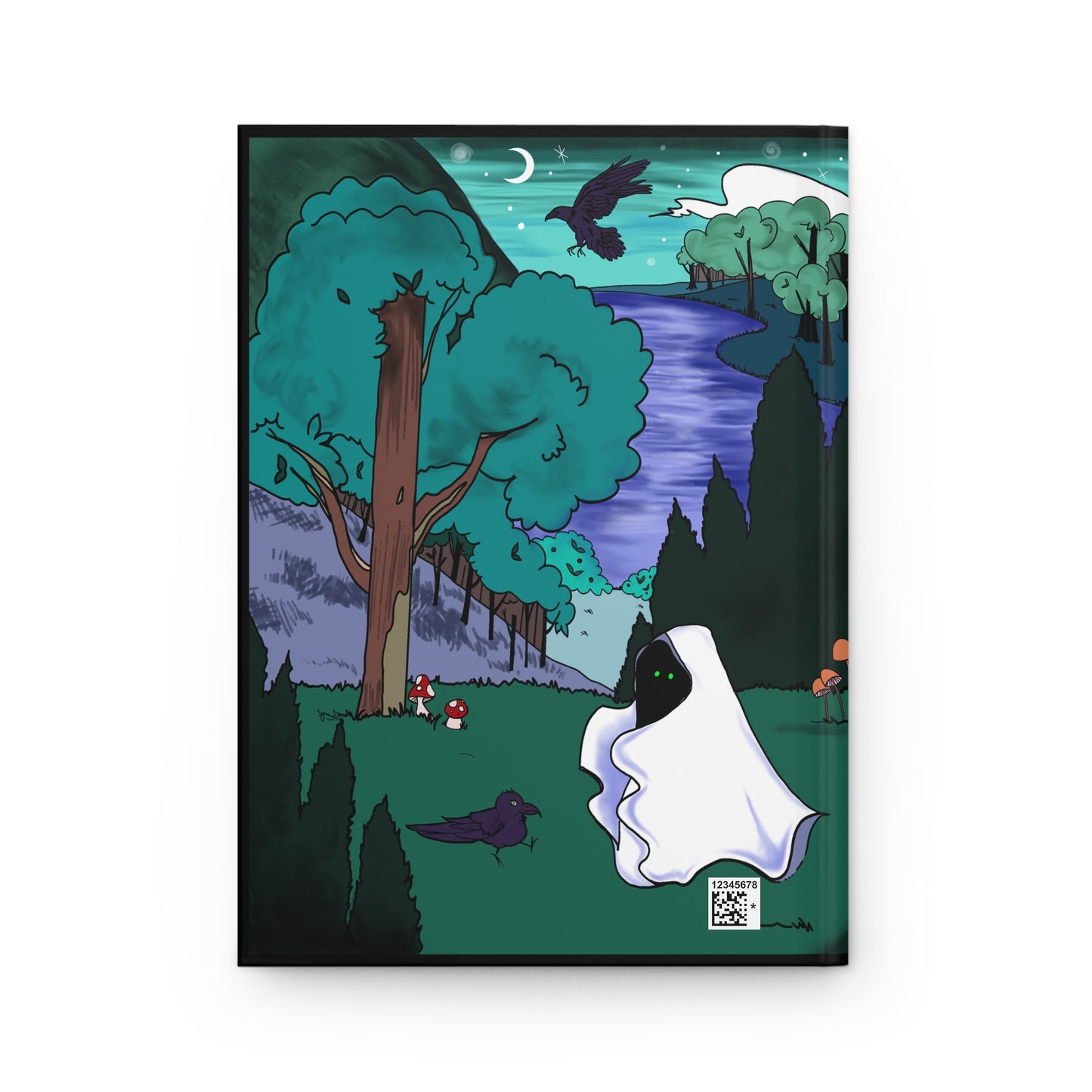 A Ghastly Forest Walk Blank Notebook