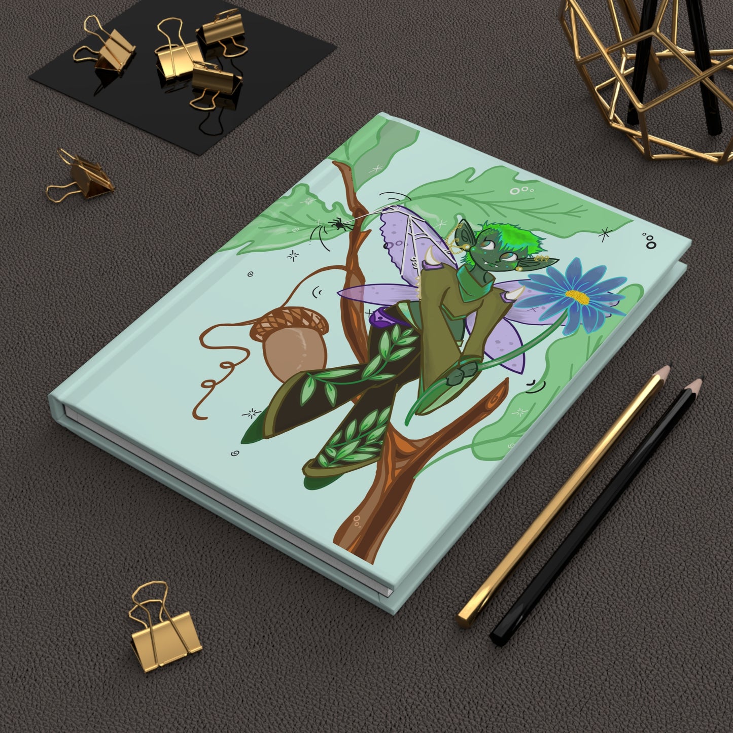 Punk Rock Forest Sprite Blank Journal