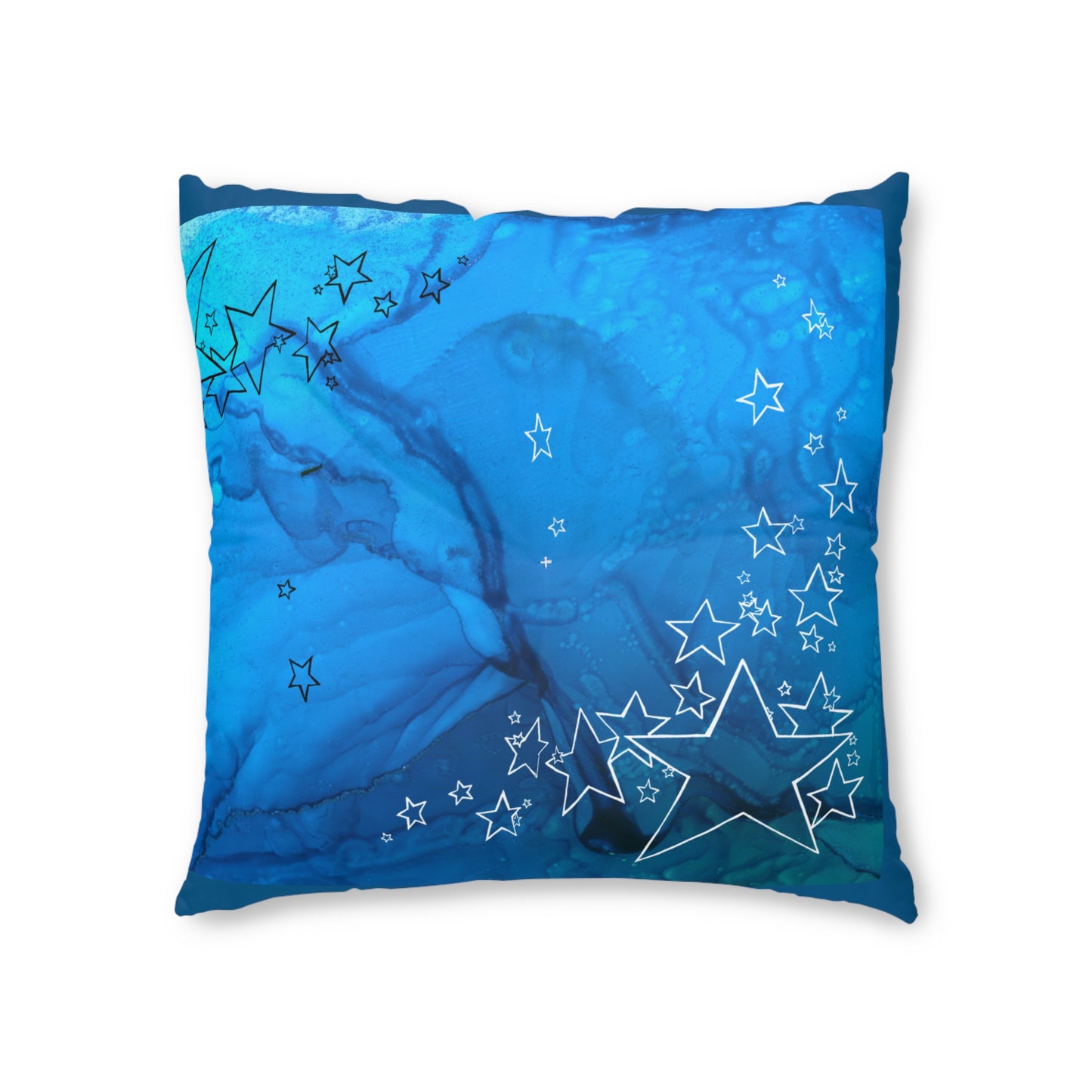 Blue Starlight Floor Pillow