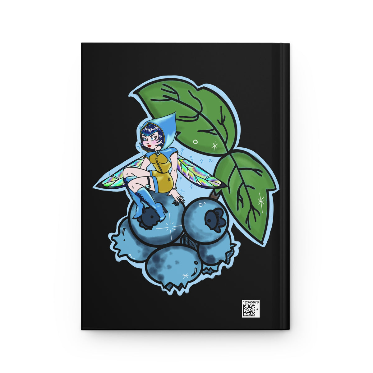 Blueberry Fae Blank Notebook