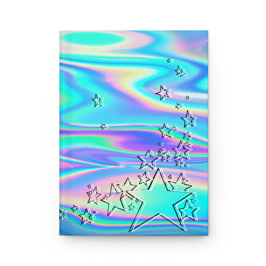 Psychedelic Spill Star Power Blank Journal