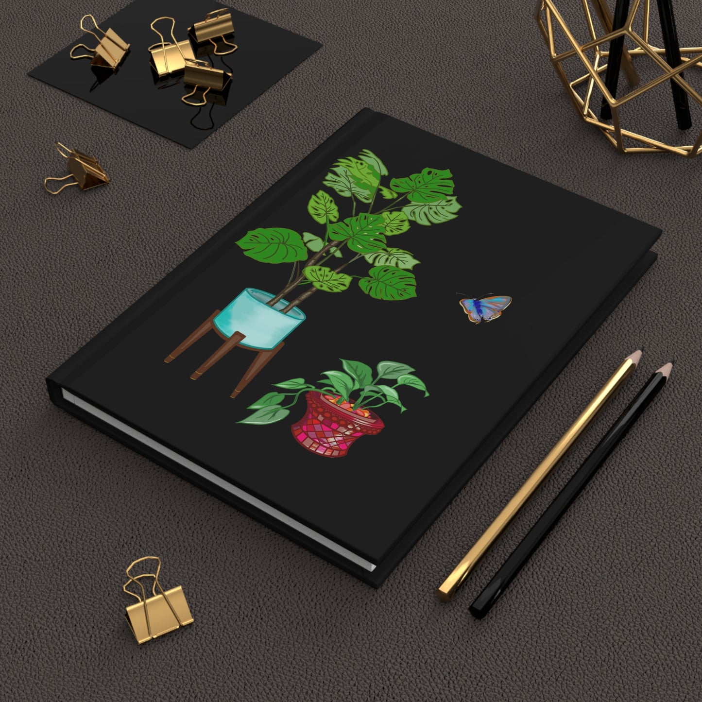 Monstera, Pothos, and Moth Blank Journal