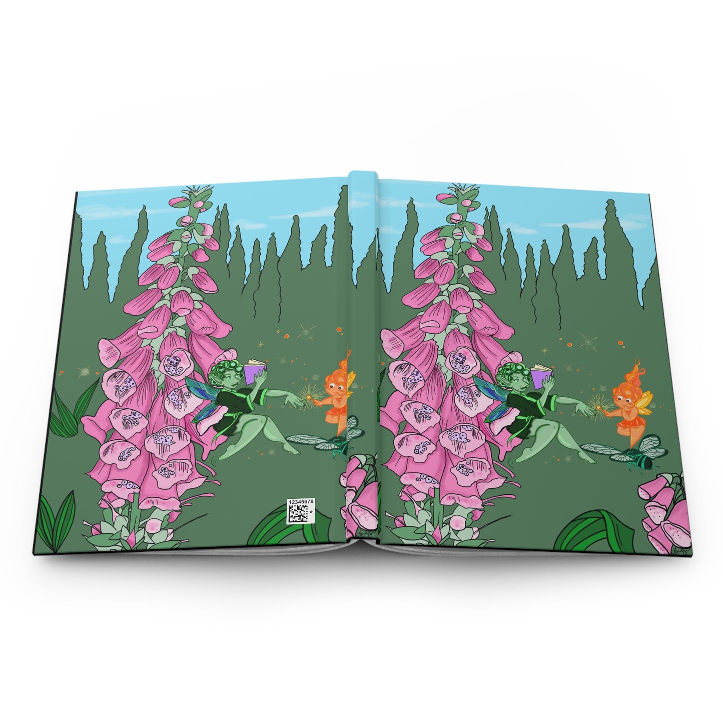 Foxglove Salon Day for the Fae Blank Journal