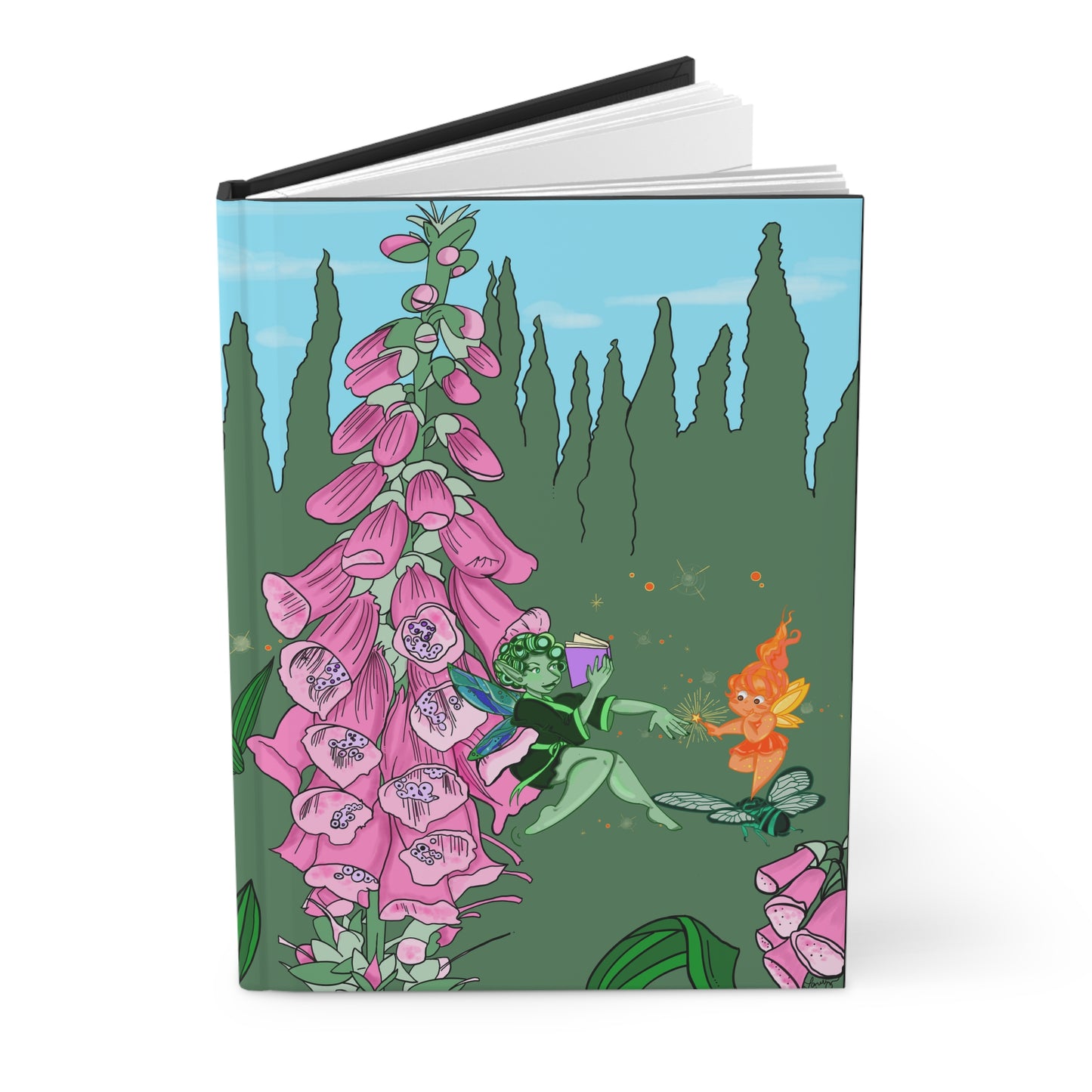 Foxglove Salon Day for the Fae Blank Journal