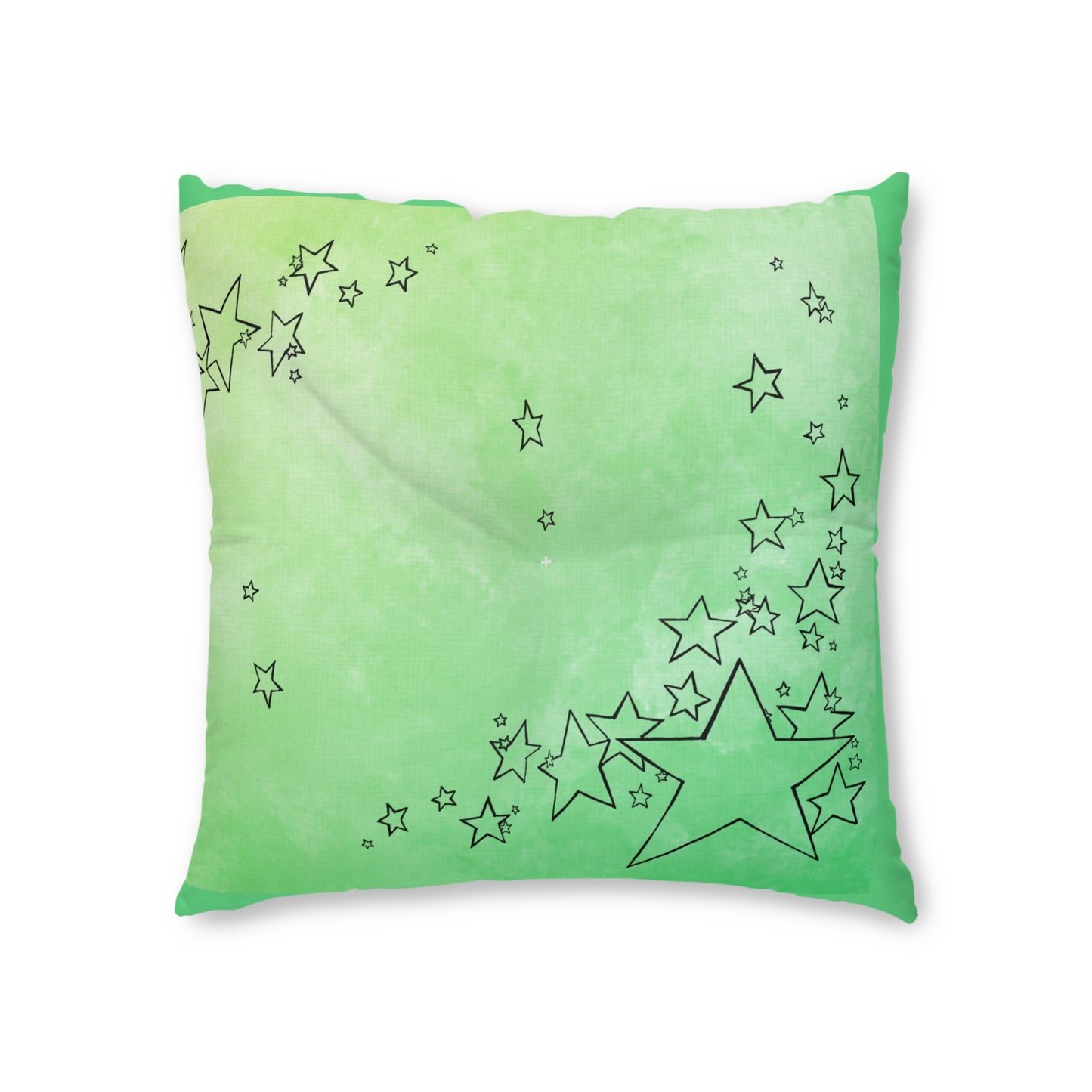 Jade Star Square Floor Pillow