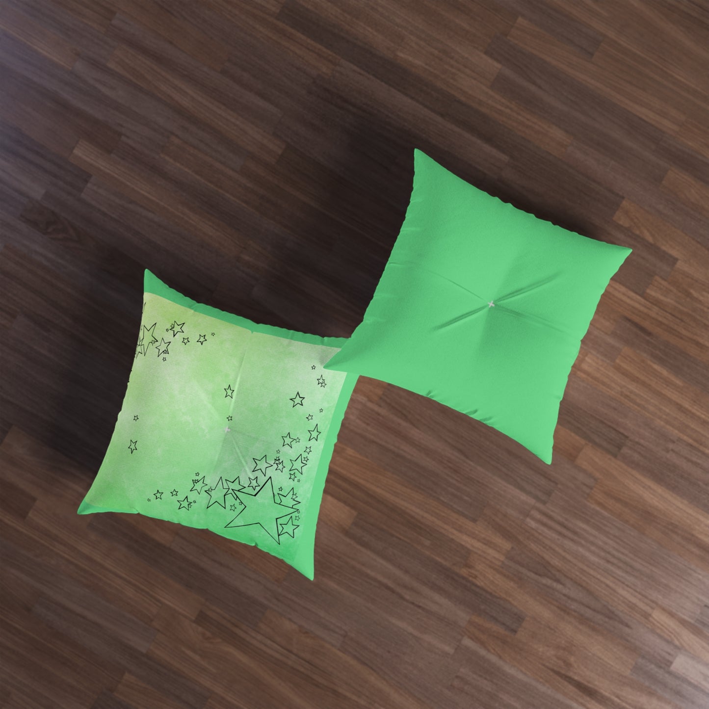 Jade Star Square Floor Pillow