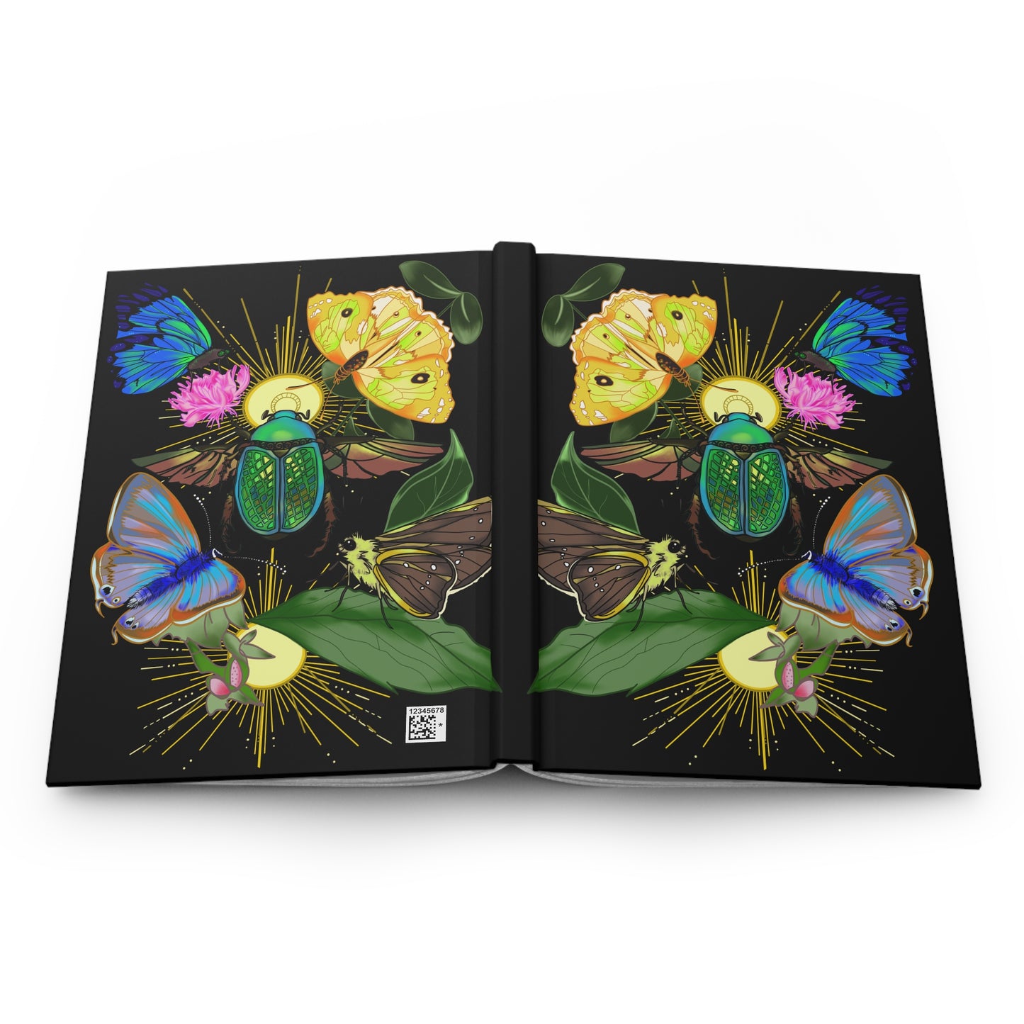 Insect Mandala Blank Notebook