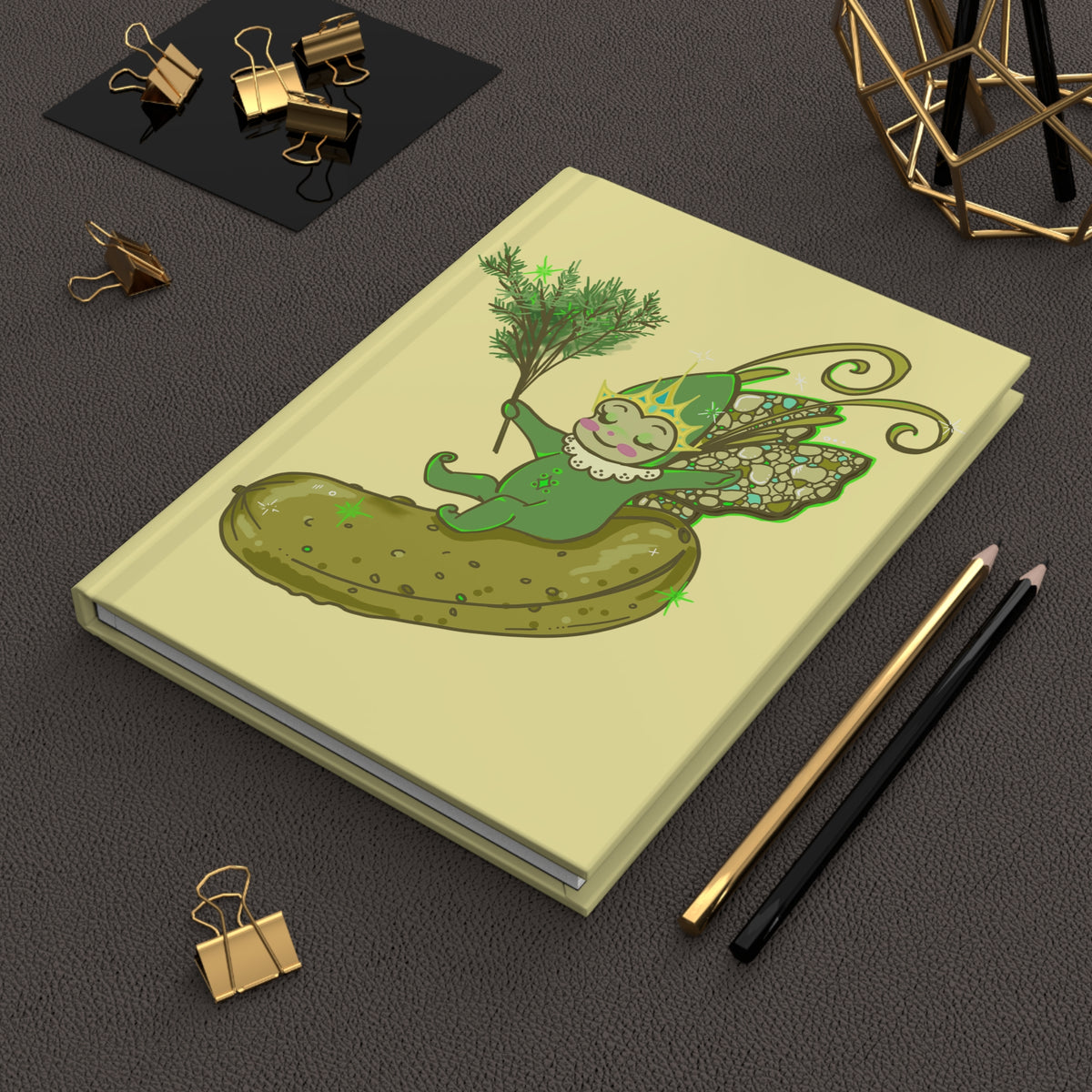 The Pickle Pixie Blank Notebook