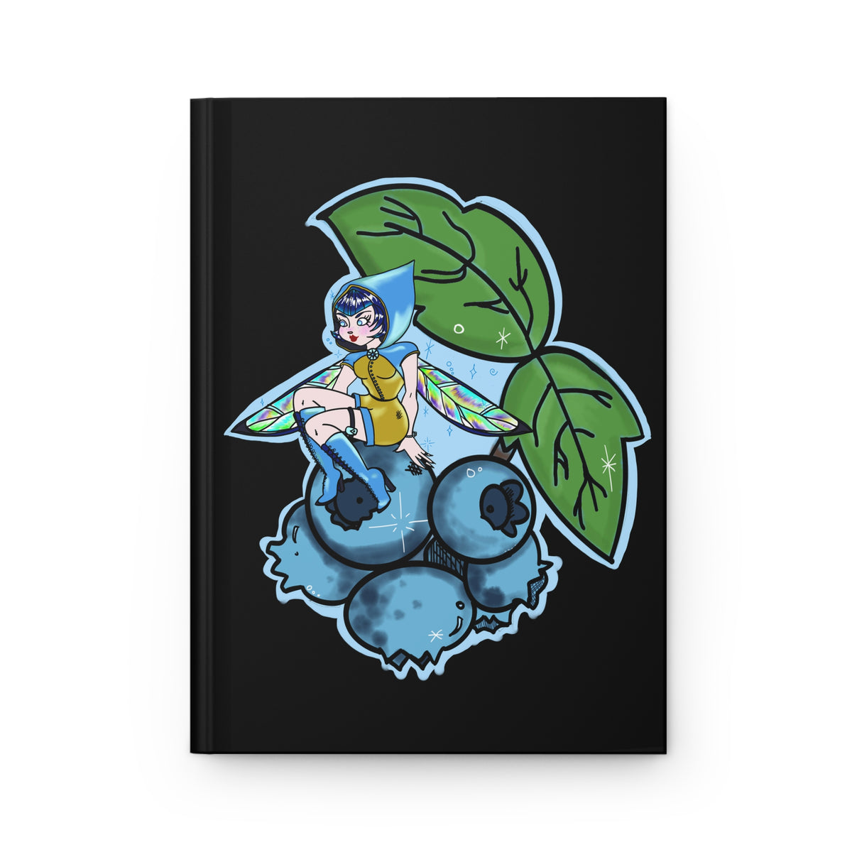 Blueberry Fae Blank Notebook