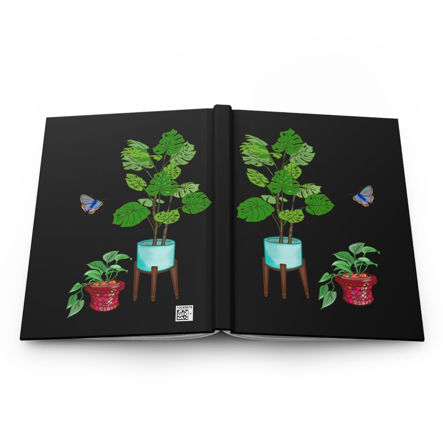 Monstera, Pothos, and Moth Blank Journal