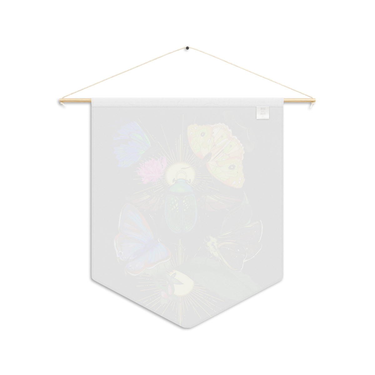 Insect Mandala Pennant Wall Art