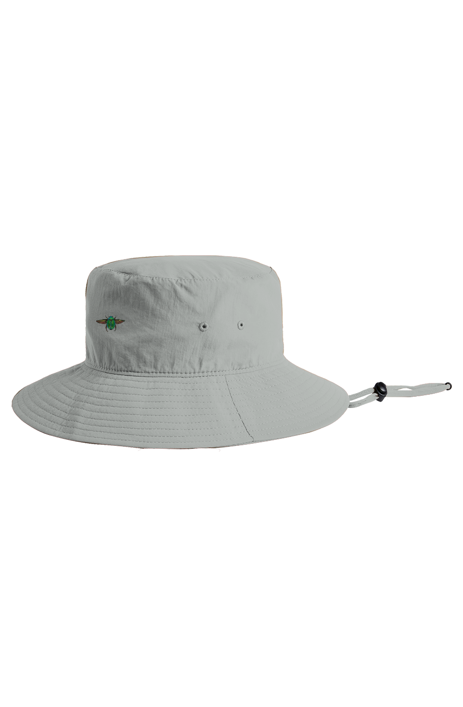 Green Scarab Beetle Nylon Wide Brim Bucket Hat
