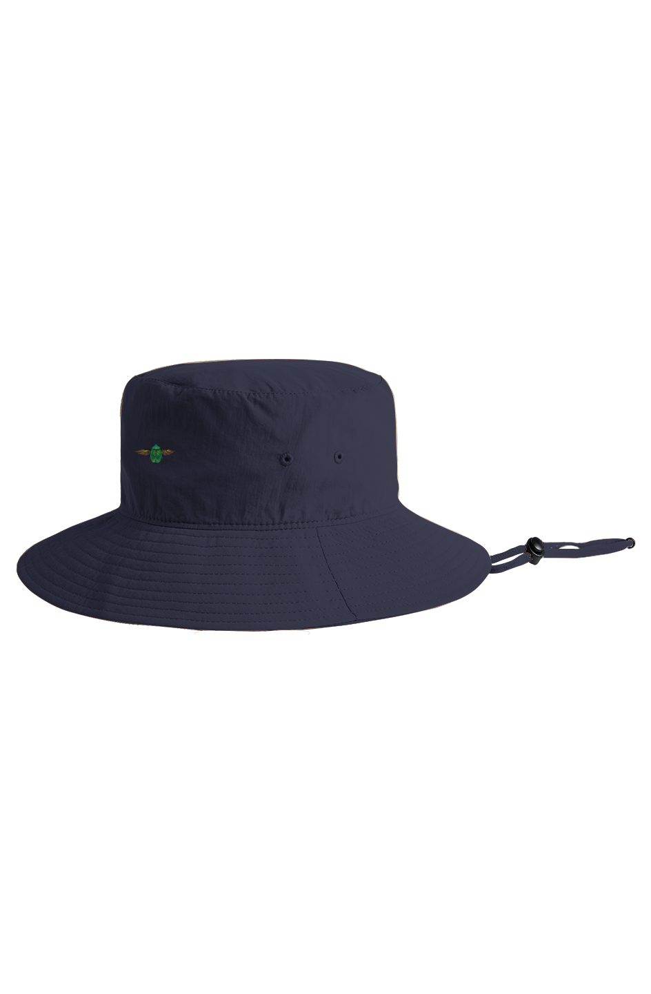 Green Scarab Beetle Nylon Wide Brim Bucket Hat