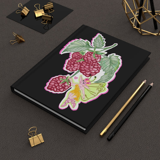 Raspberry Fae Blank Notebook