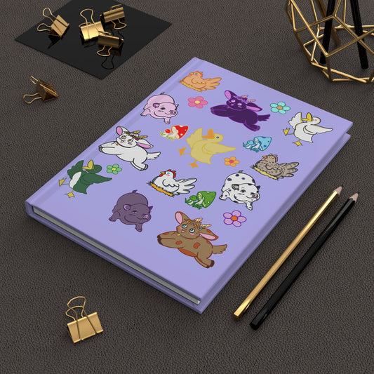 Farm Familiars Blank Lined Journal