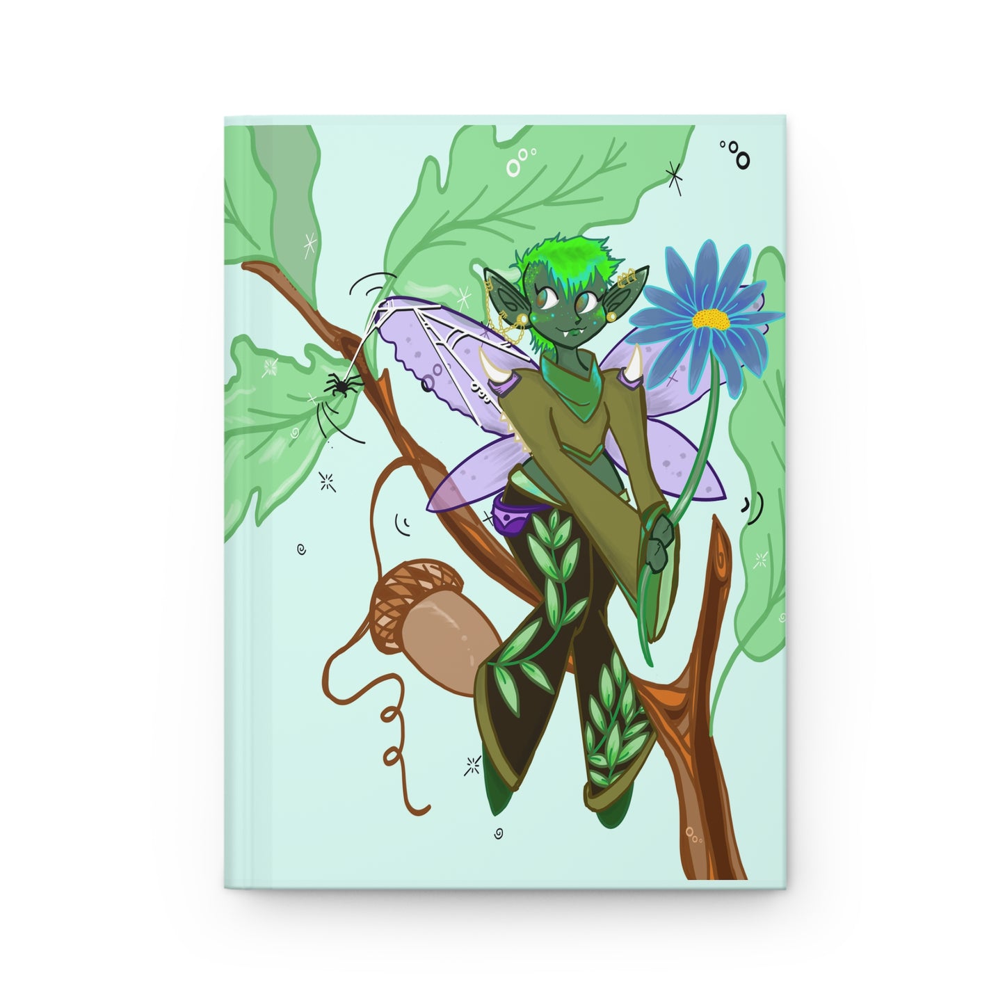 Punk Rock Forest Sprite Blank Journal