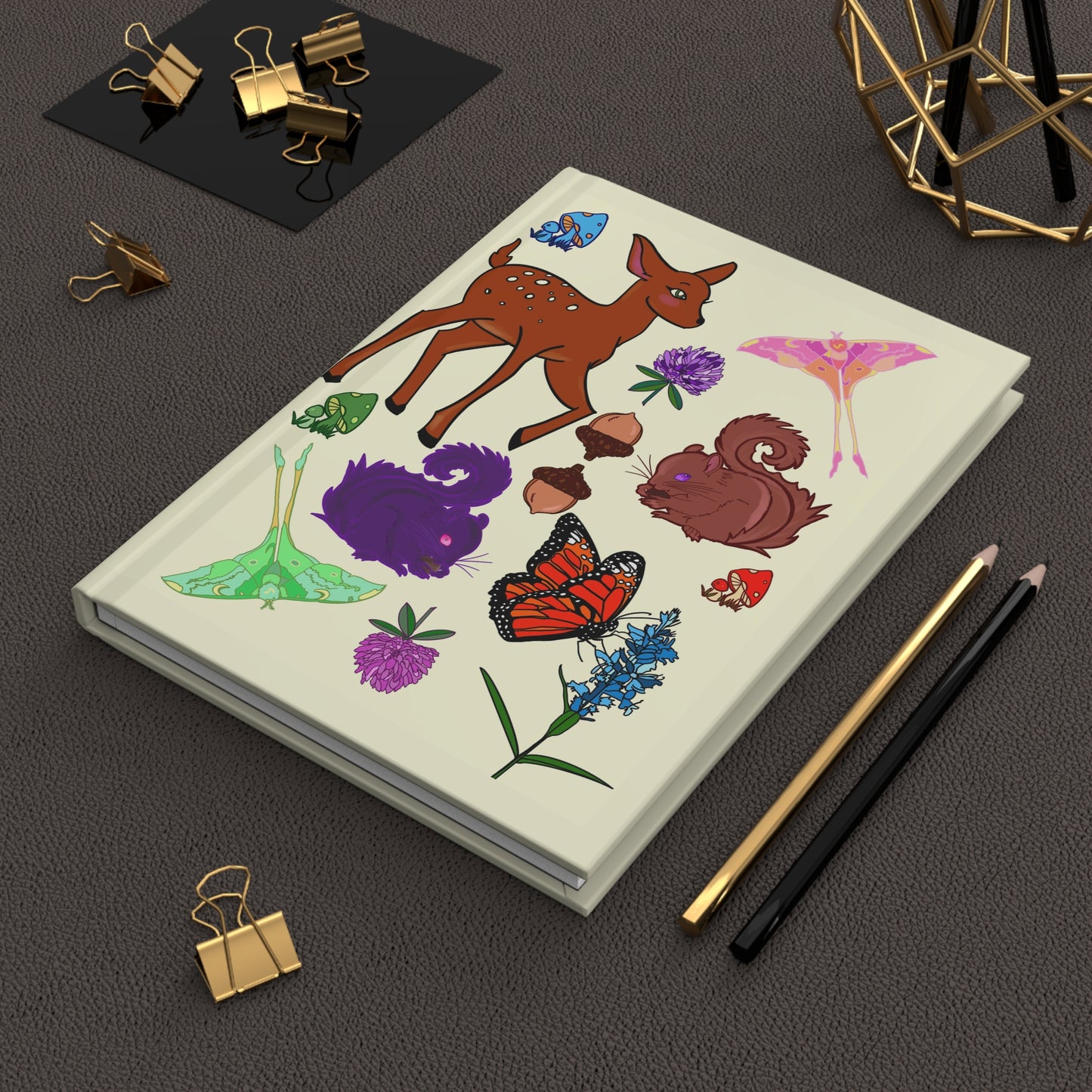 Woodland Familiars Blank Lined Journal