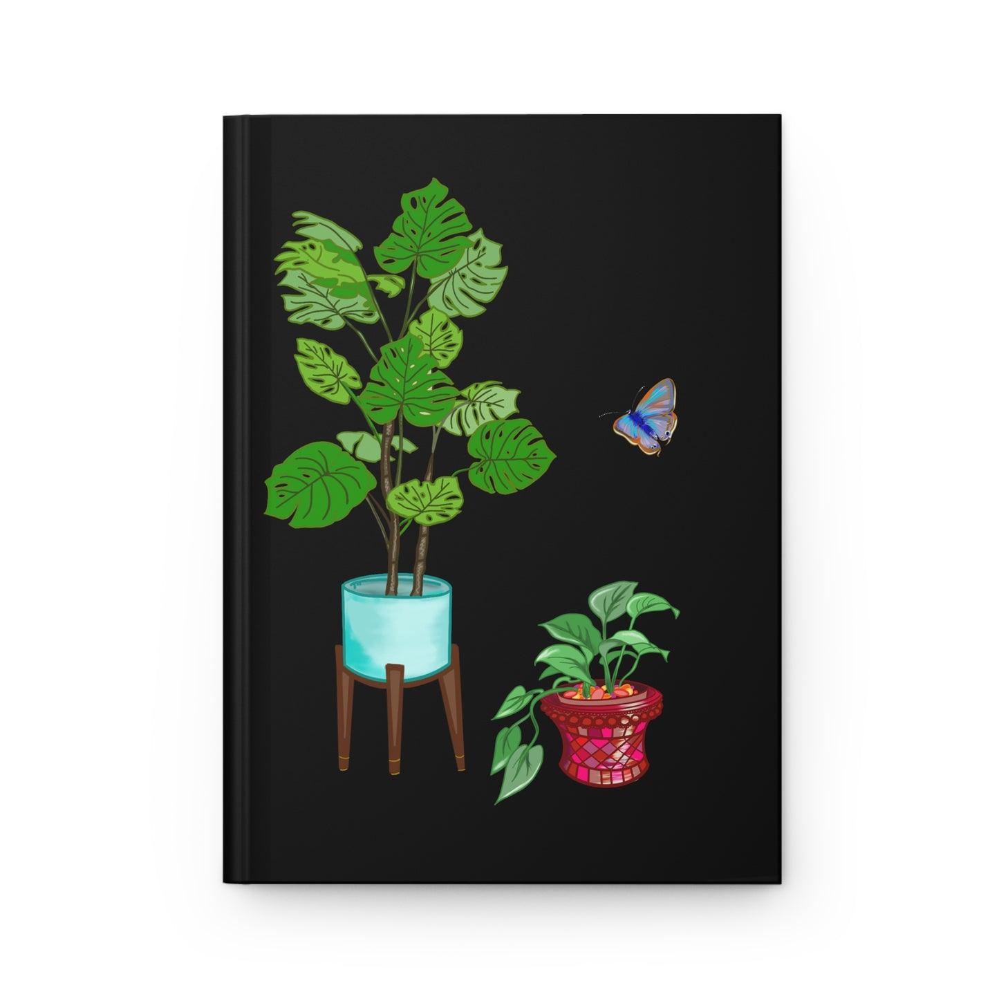 Monstera, Pothos, and Moth Blank Journal