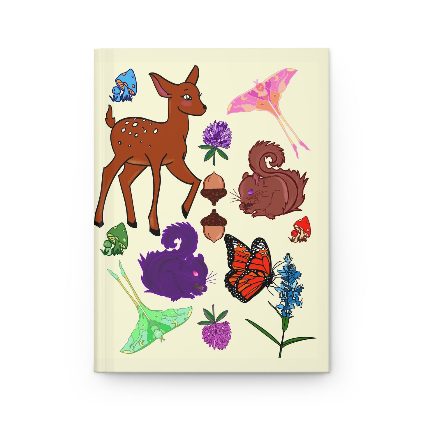 Woodland Familiars Blank Lined Journal