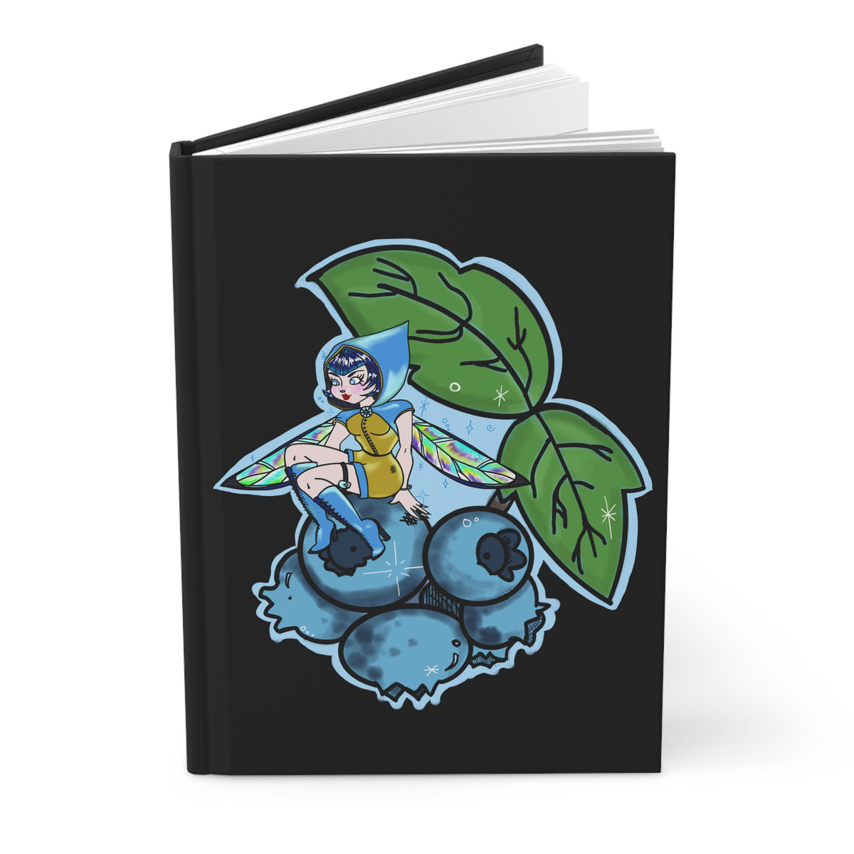 Blueberry Fae Blank Notebook