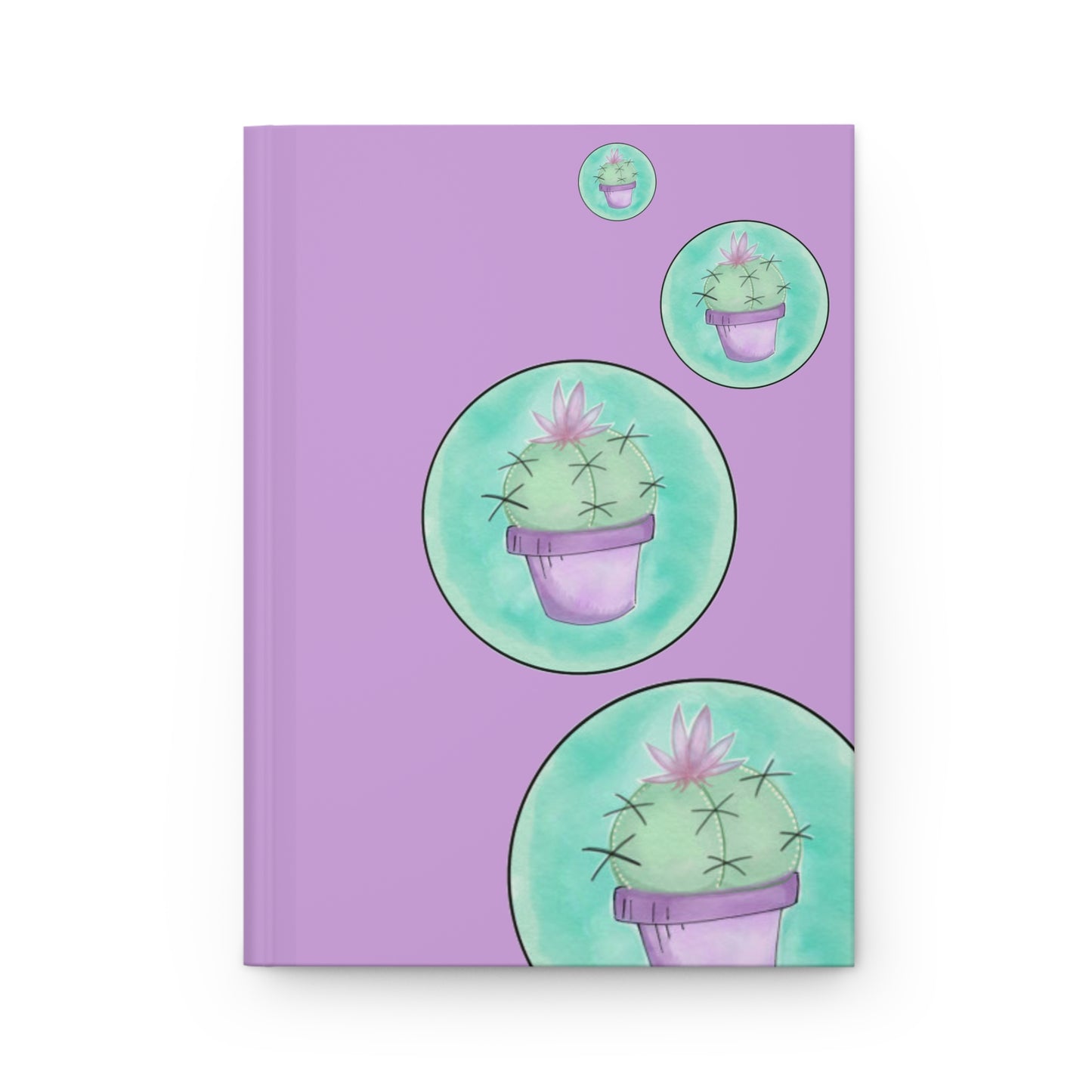 Cactus Oasis Blank Notebook